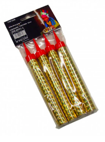 Купить Тортовые свечи ТК Сервис TKR358 (цветной) 12 см