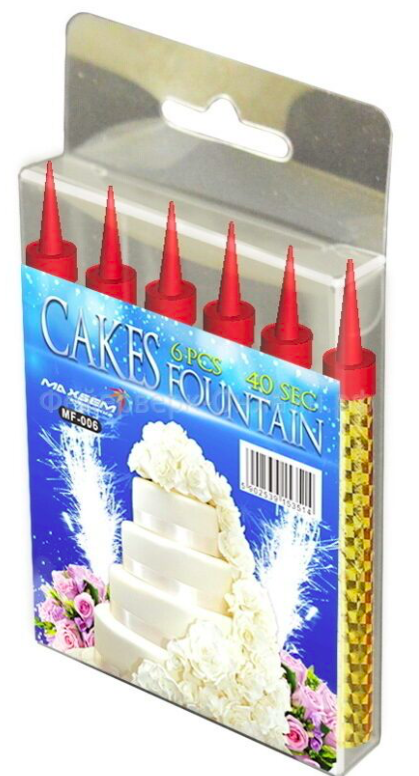 Купить Тортовые свечи Maxsem Cakes Fountain MF006